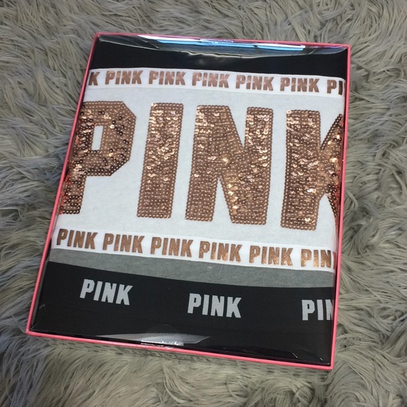 Victoria's Secret pink boxed set rose gold bling - Picture 2 of 5